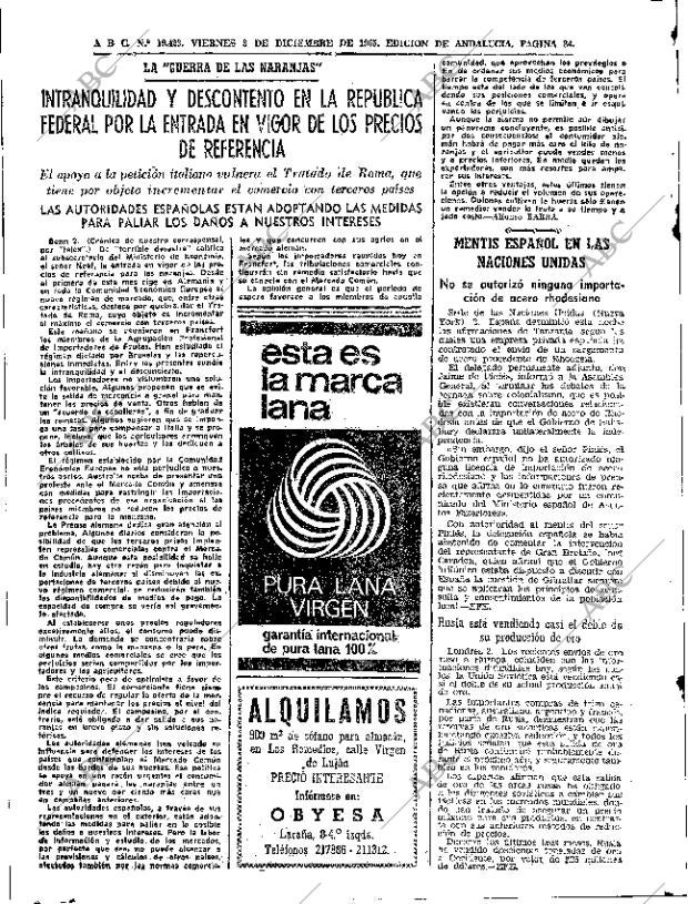 ABC SEVILLA 03-12-1965 página 34