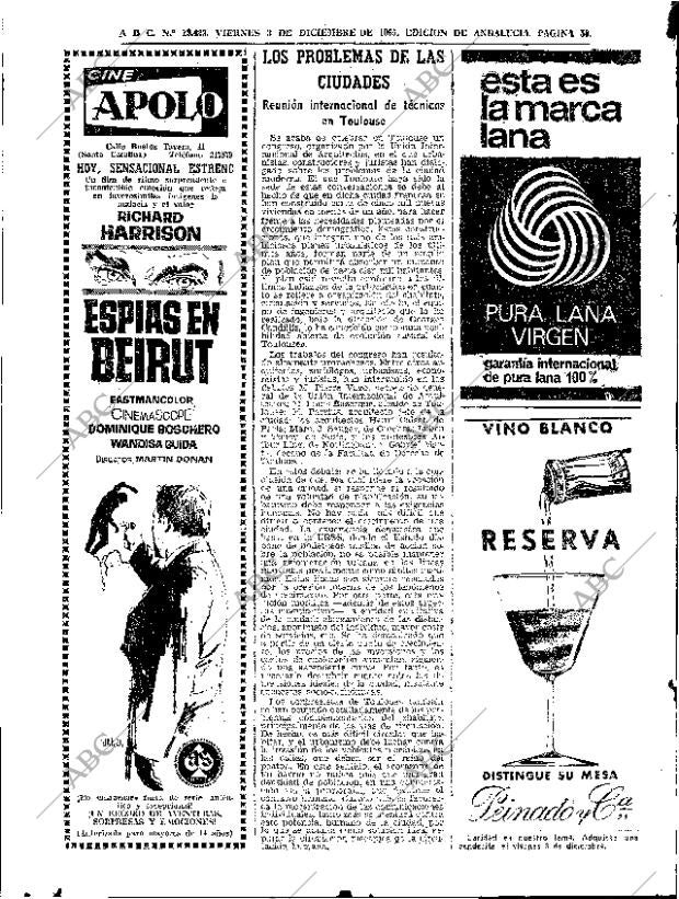 ABC SEVILLA 03-12-1965 página 50