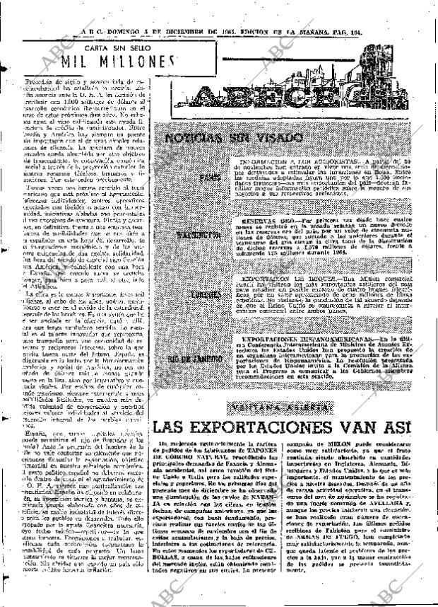 ABC MADRID 05-12-1965 página 104