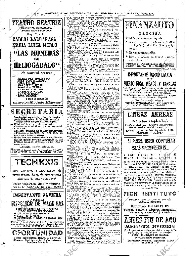 ABC MADRID 05-12-1965 página 120