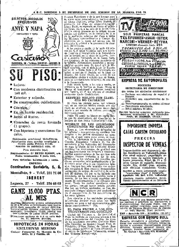 ABC MADRID 05-12-1965 página 78
