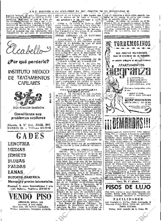 ABC MADRID 05-12-1965 página 86