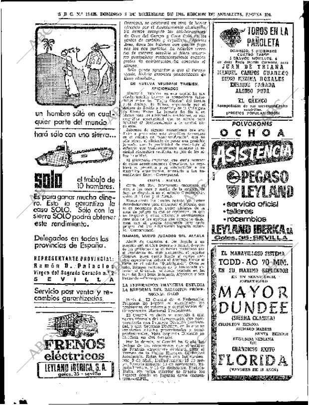 ABC SEVILLA 05-12-1965 página 100