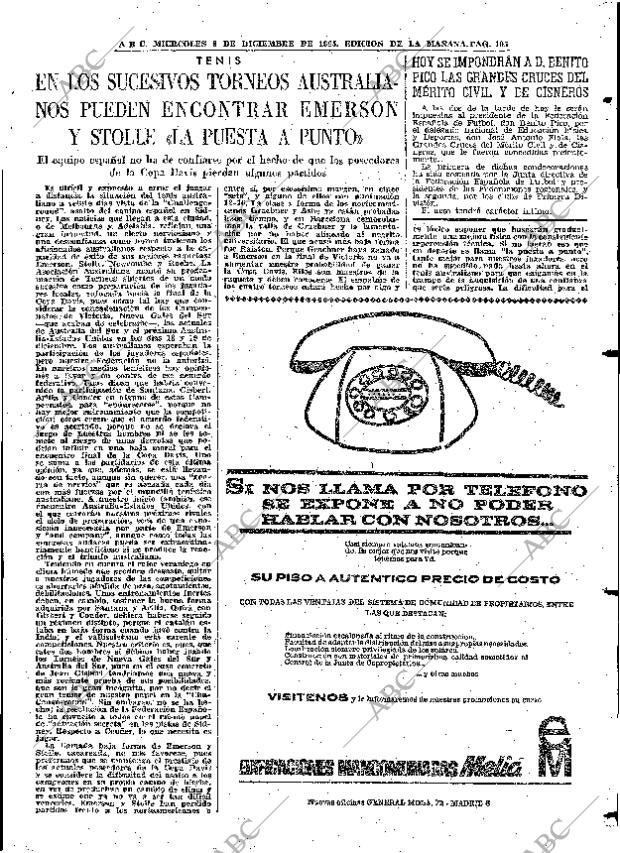 ABC MADRID 08-12-1965 página 105
