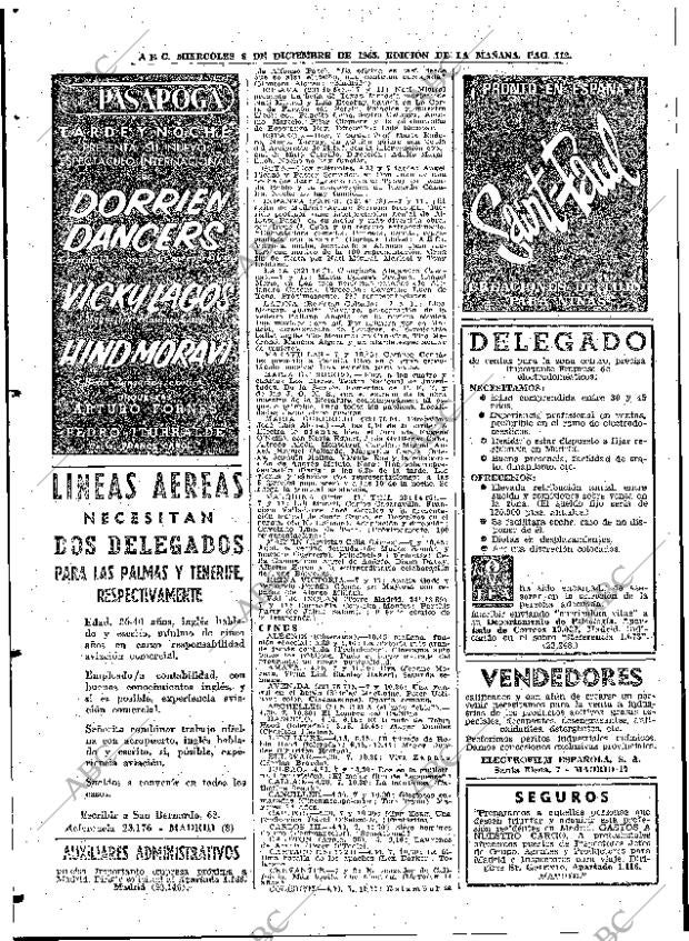 ABC MADRID 08-12-1965 página 112