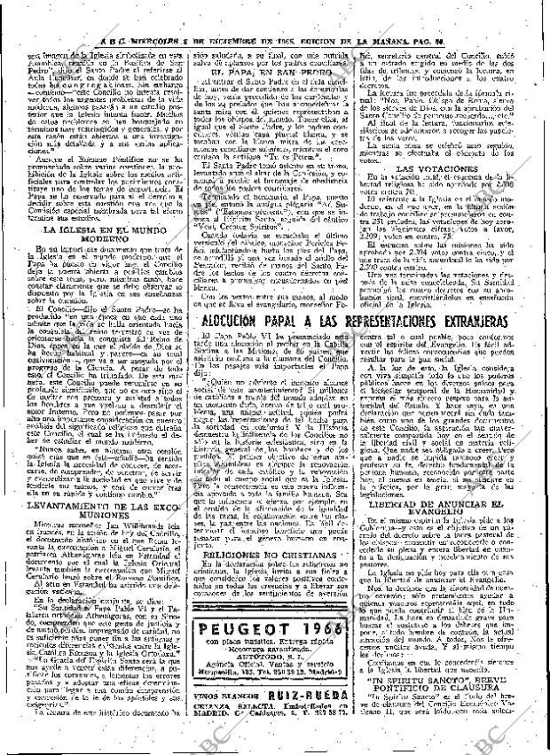 ABC MADRID 08-12-1965 página 66