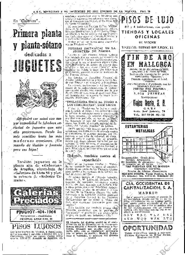 ABC MADRID 08-12-1965 página 72