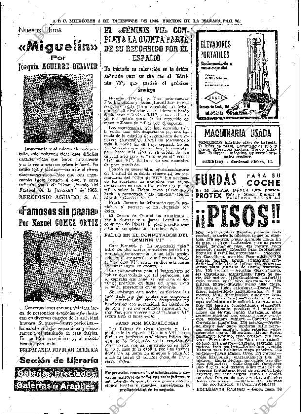 ABC MADRID 08-12-1965 página 76