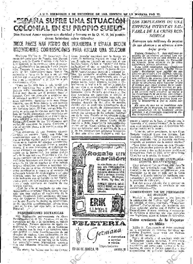 ABC MADRID 08-12-1965 página 77