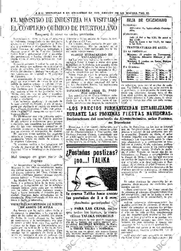 ABC MADRID 08-12-1965 página 83