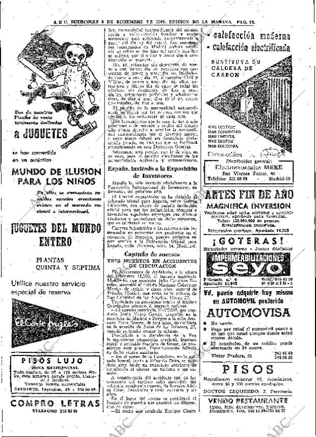 ABC MADRID 08-12-1965 página 92