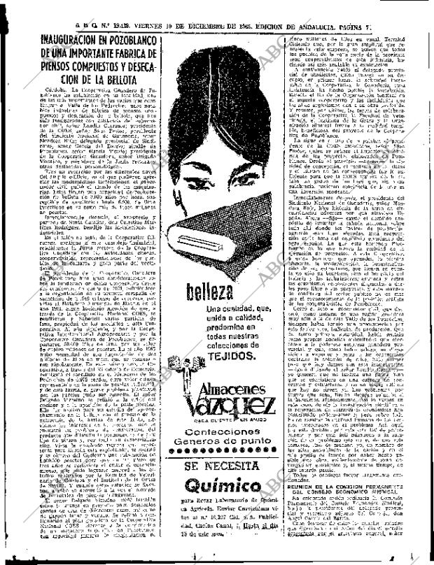 ABC SEVILLA 10-12-1965 página 75