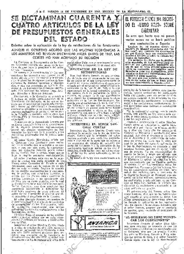 ABC MADRID 11-12-1965 página 63