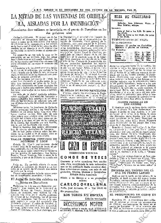 ABC MADRID 11-12-1965 página 67