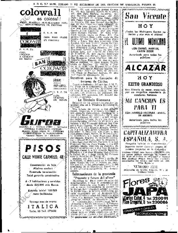 ABC SEVILLA 11-12-1965 página 60