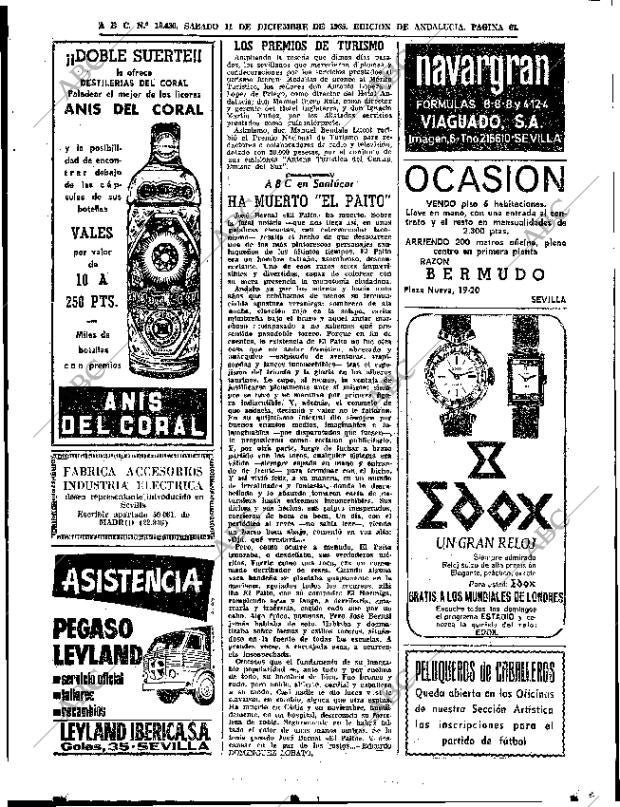 ABC SEVILLA 11-12-1965 página 63