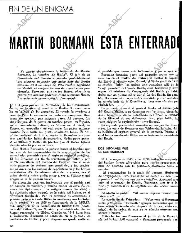 BLANCO Y NEGRO MADRID 11-12-1965 página 50