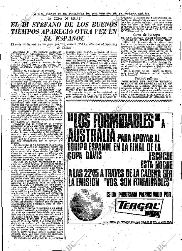 ABC MADRID 16-12-1965 página 103