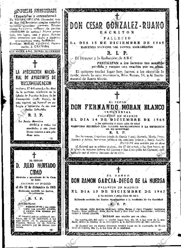 ABC MADRID 16-12-1965 página 126