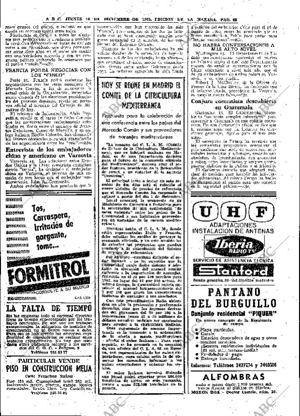 ABC MADRID 16-12-1965 página 62