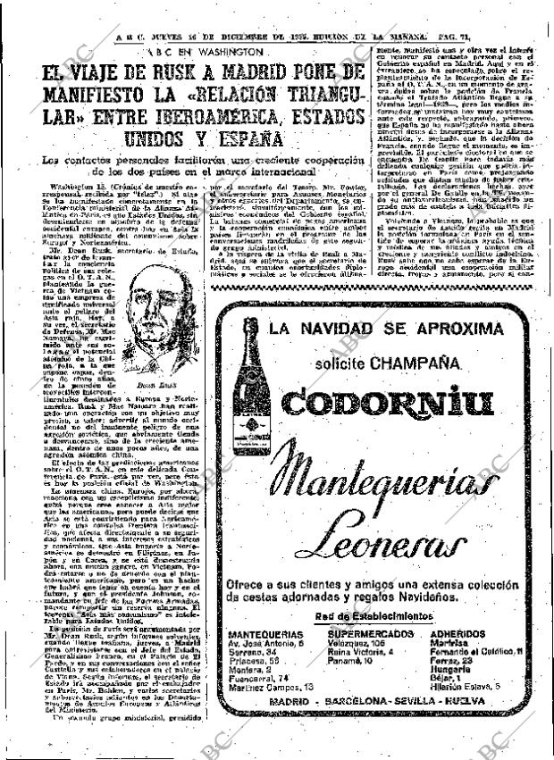 ABC MADRID 16-12-1965 página 71