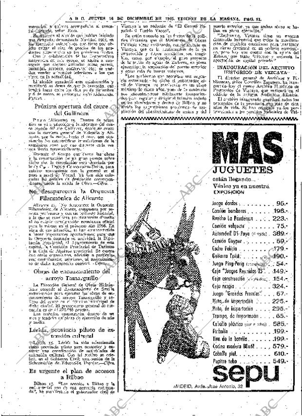 ABC MADRID 16-12-1965 página 81