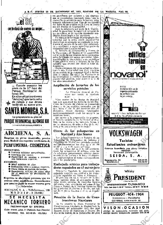 ABC MADRID 16-12-1965 página 88