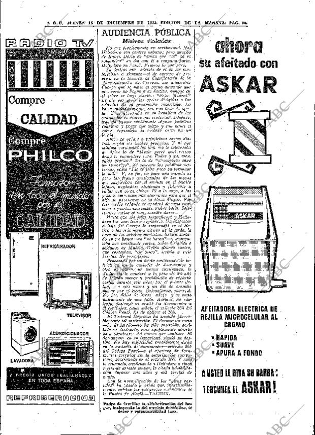 ABC MADRID 16-12-1965 página 90