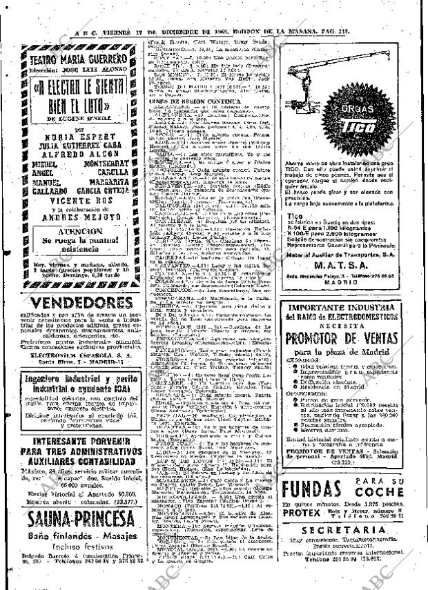 ABC MADRID 17-12-1965 página 112