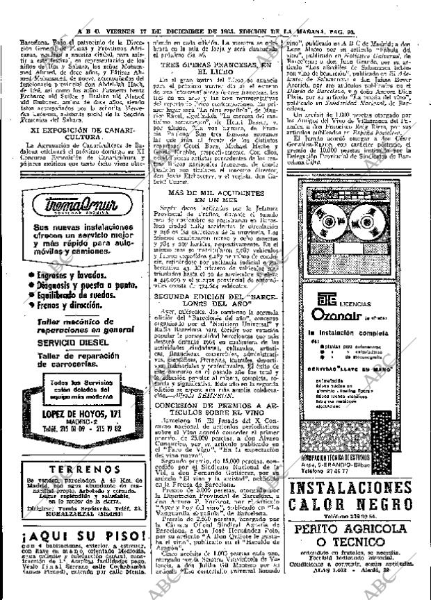 ABC MADRID 17-12-1965 página 90