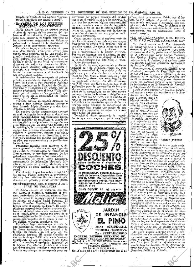 ABC MADRID 17-12-1965 página 97