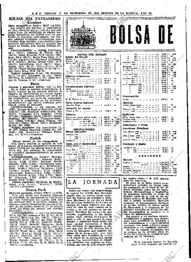 ABC MADRID 17-12-1965 página 98