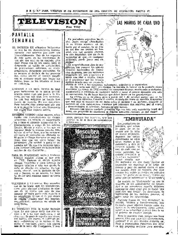 ABC SEVILLA 17-12-1965 página 61