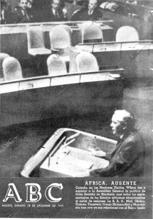ABC MADRID 18-12-1965 página 1