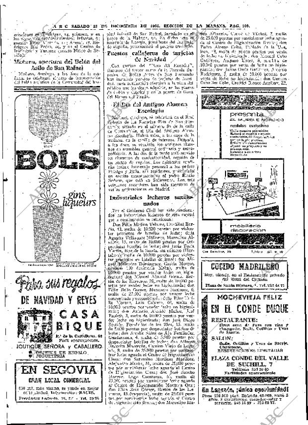 ABC MADRID 18-12-1965 página 100