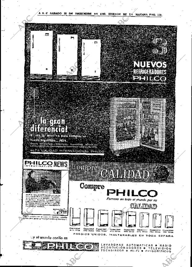 ABC MADRID 18-12-1965 página 110