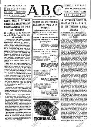 ABC MADRID 18-12-1965 página 65