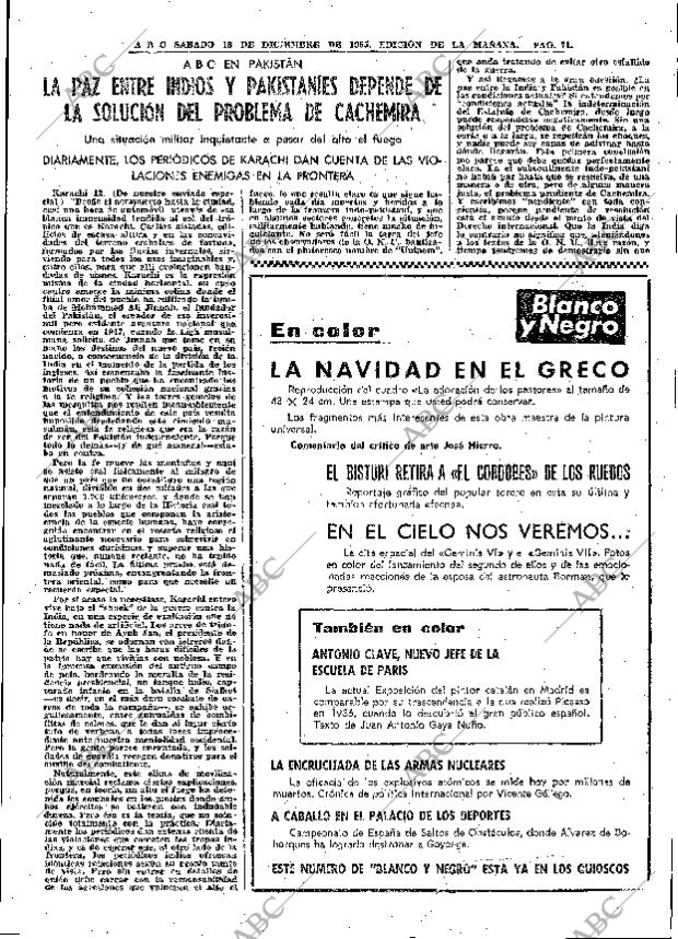 ABC MADRID 18-12-1965 página 71