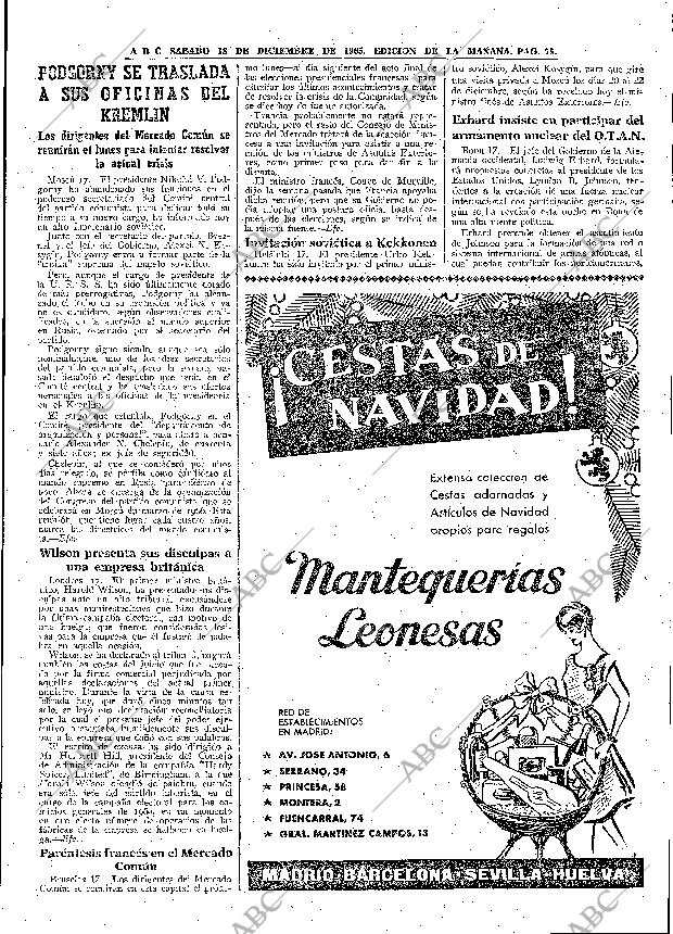 ABC MADRID 18-12-1965 página 75