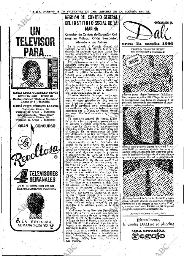 ABC MADRID 18-12-1965 página 82