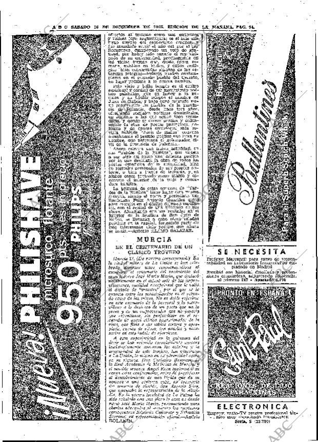 ABC MADRID 18-12-1965 página 94