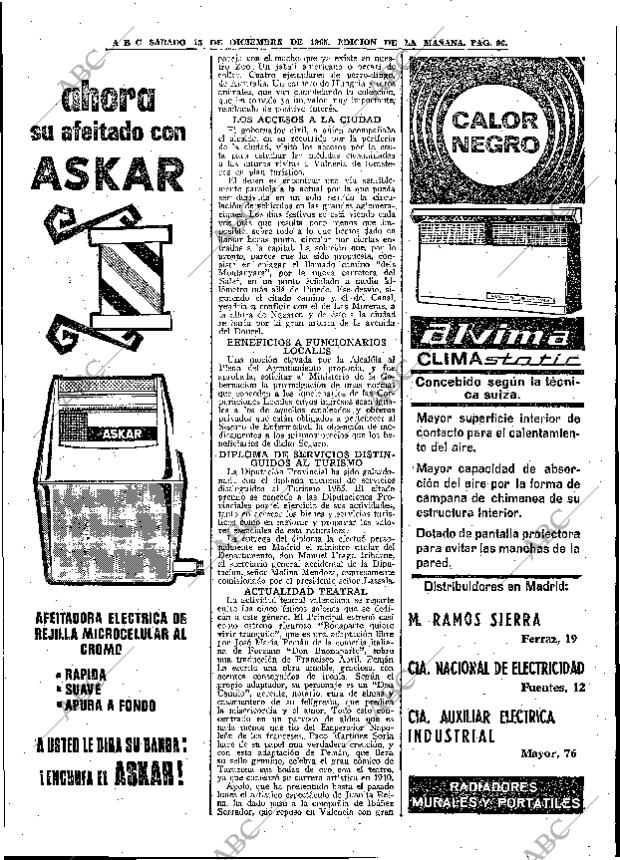 ABC MADRID 18-12-1965 página 96