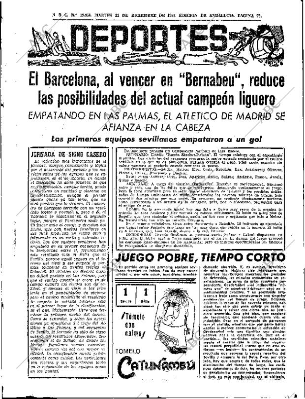 ABC SEVILLA 21-12-1965 página 73