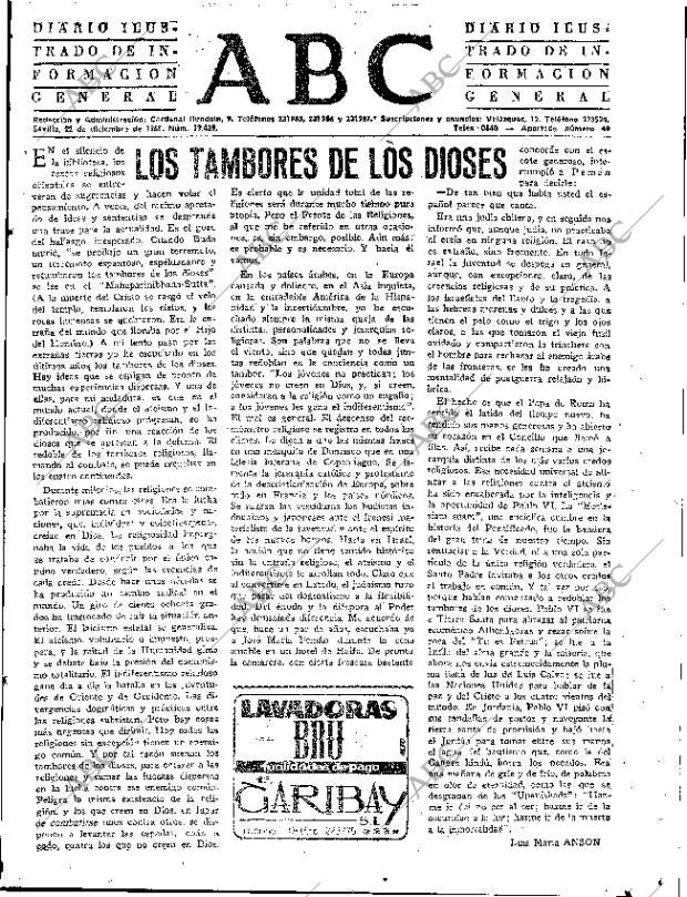 ABC SEVILLA 22-12-1965 página 3