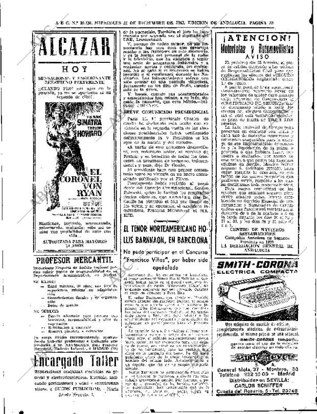 ABC SEVILLA 22-12-1965 página 50
