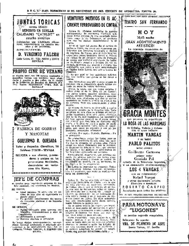 ABC SEVILLA 22-12-1965 página 56
