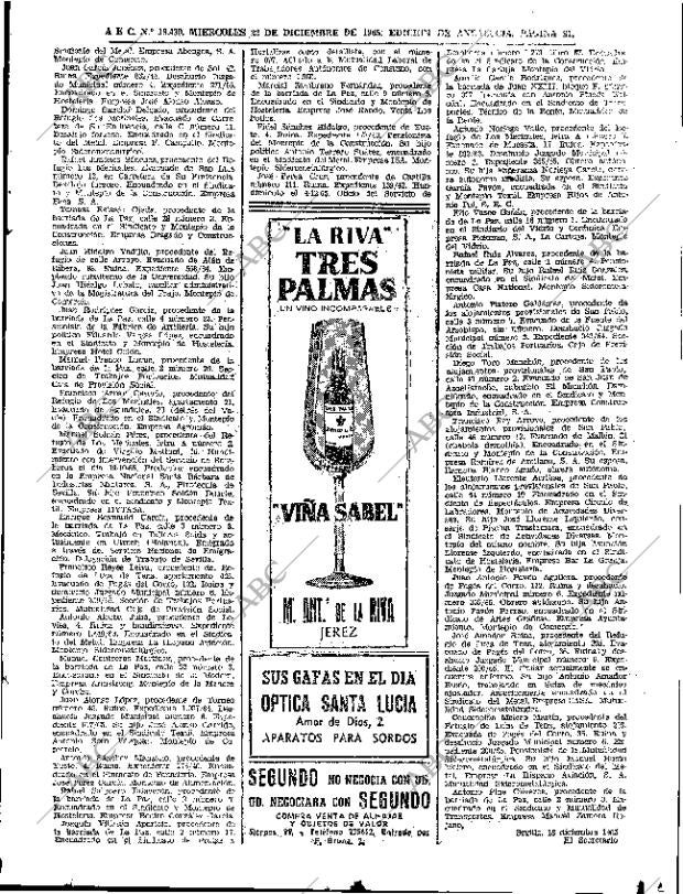 ABC SEVILLA 22-12-1965 página 81