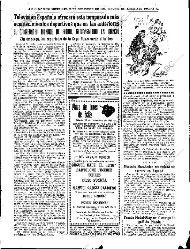 ABC SEVILLA 22-12-1965 página 85