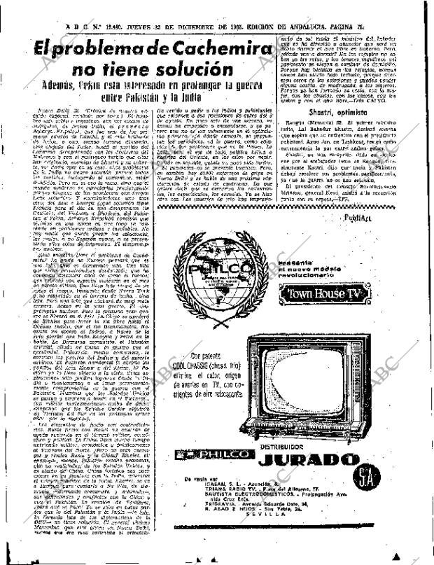 ABC SEVILLA 23-12-1965 página 71