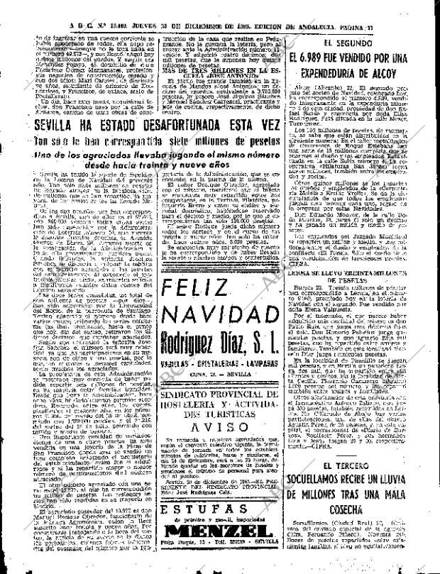 ABC SEVILLA 23-12-1965 página 77